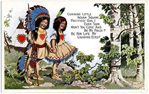 Squaw: native americans, holiday, Valentine, romance