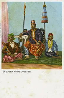 Batavia: Native Chief of the Priangan region in West Java, Indonesia