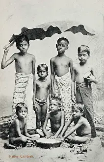 Sarongs: Native Children - Sri Lanka