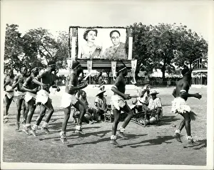 Nkrumah: Native dance for royal tour of Ghana