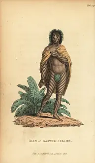 Kotzebue: Native man of Easter Island or Rapa Nui