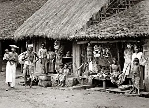 Stall: Native stall, Ceylon Sri Lanka, circa 1880s