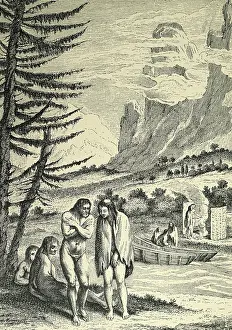 Leipzig: Natives of PATAGONIA encountered by Magellan