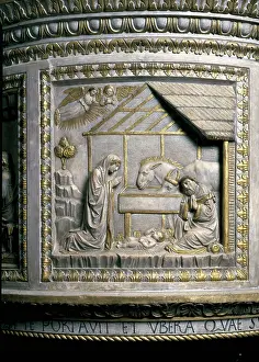 Cavalcanti: The Nativity; detail of the