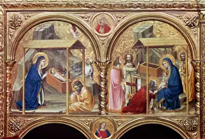 Guariento: Nativity and Adoration of the Magi