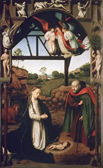 Christus: Nativity Artist: Petrus Christus