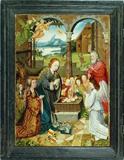 Angelic: The Nativity - Barthel Bruyn the Elder