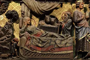 Rood: Nativity, choir screen, Cathedrale Notre-Dame