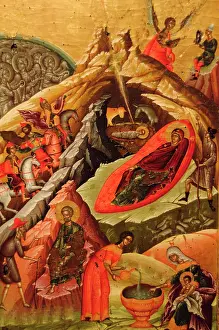 Nativity: Nativity of Christ. 16th century, by Onufri