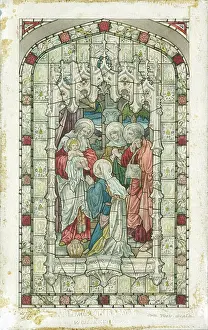 Heaton: Nativity design for stained glass window
