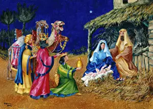 Hanrahan: Nativity ? with three Kings