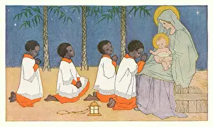 Choirboys: Nativity scene