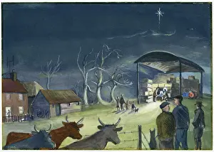 Seabrook: Nativity Scene in a Dutch Barn