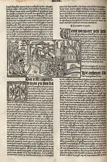 Lubeck: Nativity scene from the Lubeck Bible