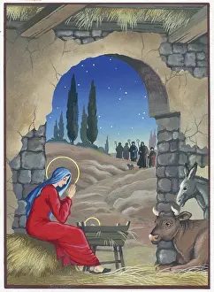 Asta: Nativity scene with ox and ass