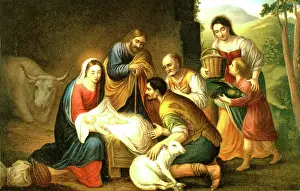 Murillo: Nativity scene with shepherds, after Murillo