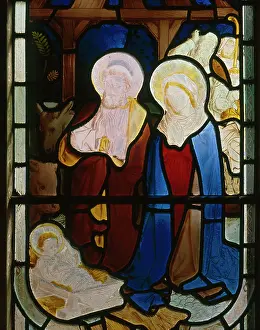 Streatham: Nativity Scene – stained glass