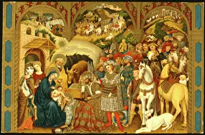 Magi: Nativity scene with the three wise men