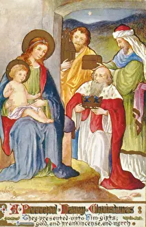 Magi: Nativity scene with the three wise men