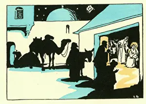 Magi: Nativity scene with Three Wise Men