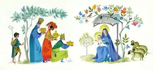 Esme: Nativity Scene – with Three Kings