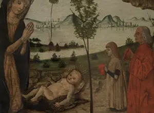 1450: The Nativity with other scenes, by Master Alberto (ca.1450)