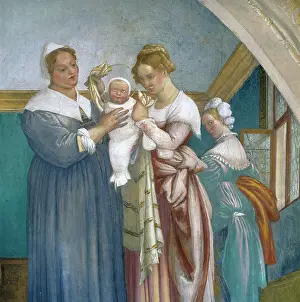 Bianco: Nativity of the Virgin, detail