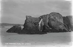 Feature: Natural Arch at Perranporth