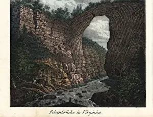 Shenandoah: Natural Bridge in Shenandoah Valley, Virginia, America
