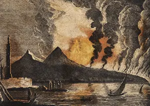 Vesuvio: natural disaster / catastrophe, volcanic eruption
