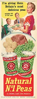 Peas: Natural No.1 peas advertisement