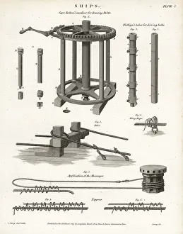 Farey: Nautical engineering- bolt machinery and messenger
