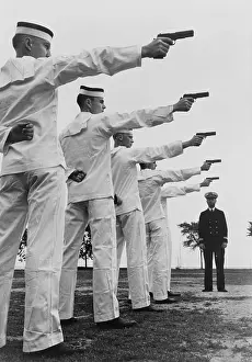 Annapolis: US Naval Academy, Annapolis, Maryland. Instruction in pistol