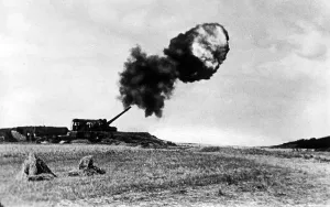 Westfeldzug: Naval artillery on the Channel coast, 1940
