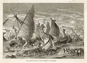 Peloponnesian: Naval battle at Siragusa, Sicily