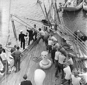 Heave: NAVAL CADETS ON DECK