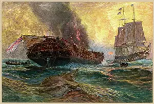 Destroys: NAVAL COMBAT 1812