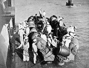 Manouvres: Naval manouvres on the Thames
