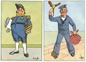 Afar: Naval Military Man And Jolly Jack