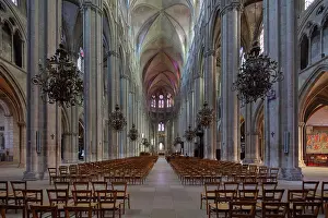 1324: Nave, Bourges Cathedral, Bourges, Centre Val de