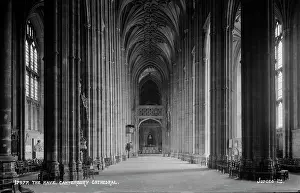 Canterbury: The Nave of Canterbury Cathedral