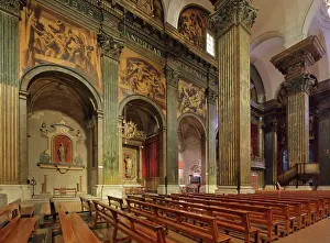 Osona: Nave, Catedral de Sant Pere Apostol, Vic, Catalonia, Spain