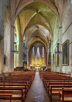 Bosse: Nave, Cathedrale Saint-Sauveur, Aix-en-Provence, France