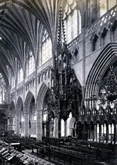 Stalls: The Nave - Exeter Cathedral, Devon