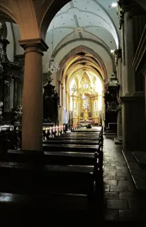Renewed: Nave in the Franciscan monastery Bratislava