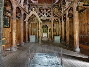Ciborium: Nave, Hopperstad Stave Church, Vikoyri, Vestland, Norway