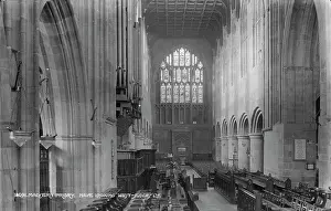 Pews: Nave of Malvern Priory