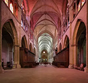 Clerestory: Nave, Nevers Cathedral, Nevers, Bourgogne-Franche-Comte