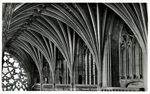 Vaulting: Nave roof vaulting at Exeter Cathedral, Devon