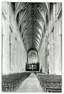 Cathedrals: The Nave, Winchester Cathedral looking East